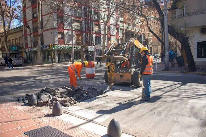 Las obras en la calle Montevideo est&aacute;n a punto de finalizarse.&nbsp;