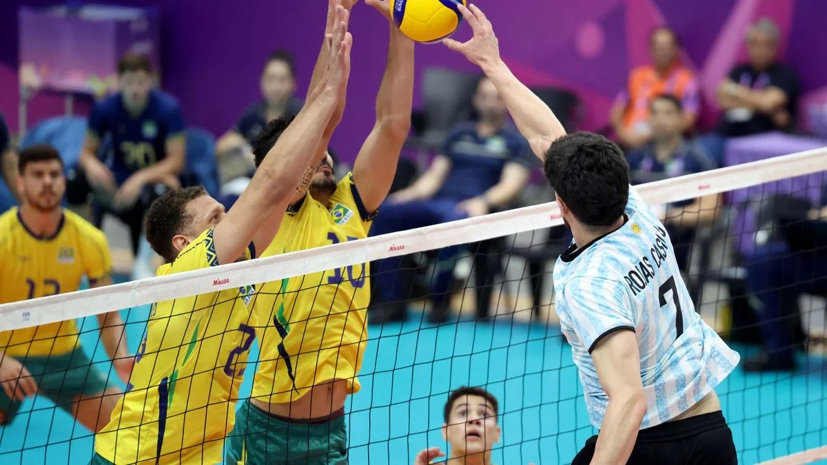 Vóley: con Nahuel Rojas, la Selección argentina se quedó con la medalla de plata