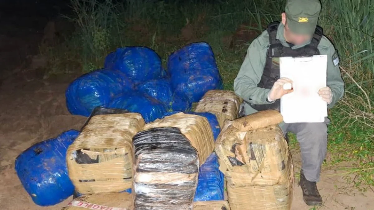 Gendarmería incautó más de 649 kilos de marihuana en dos operativos en Misiones