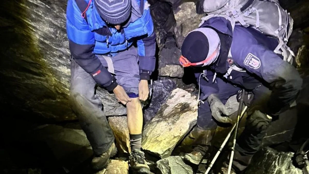 Oriundos de Buenos Aires: montañistas tuvieron que ser asistidos cuando descendían del Cerro El Plata