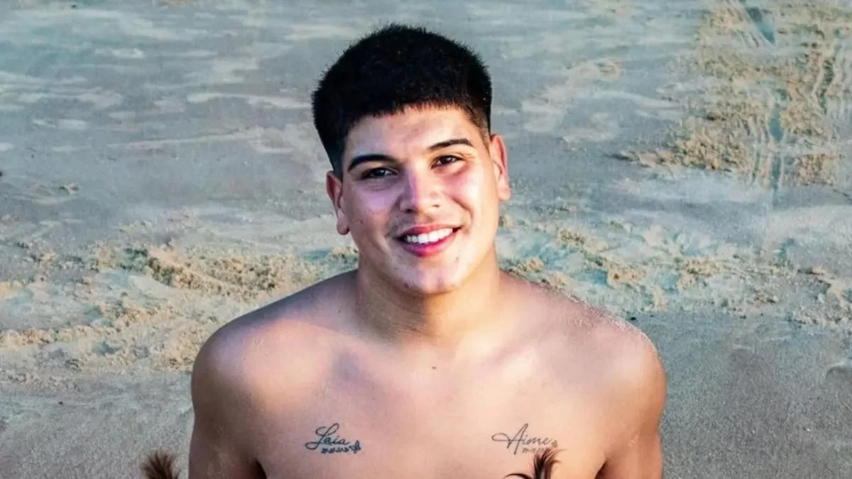 Thiago Medina mostró cómo quedó su cuerpo después del grave accidente que casi lo mata