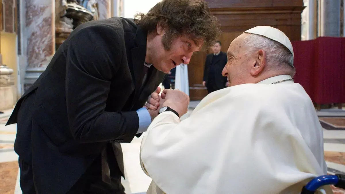 Para Milei, el papa Francisco "fue el argentino más importante de la historia"