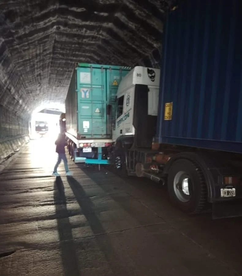 Otro choque en Paso a Chile: piden precaución