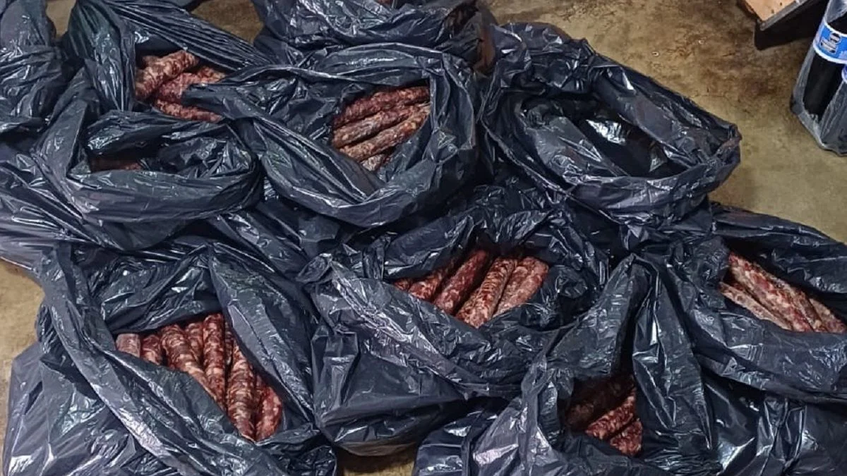Un peligro para los mendocinos: encontraron en una carnicería 120 kilos de chorizos en mal estado