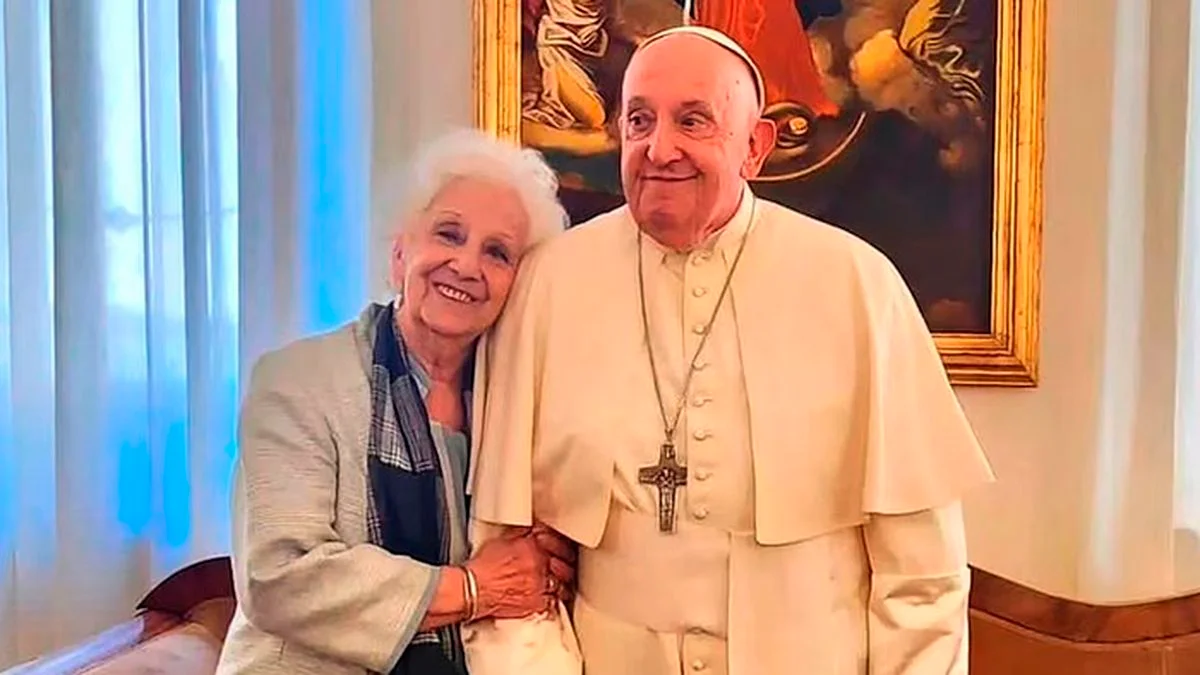 Estela de Carlotto por la muerte de Francisco: "Para mí era un hermano menor"