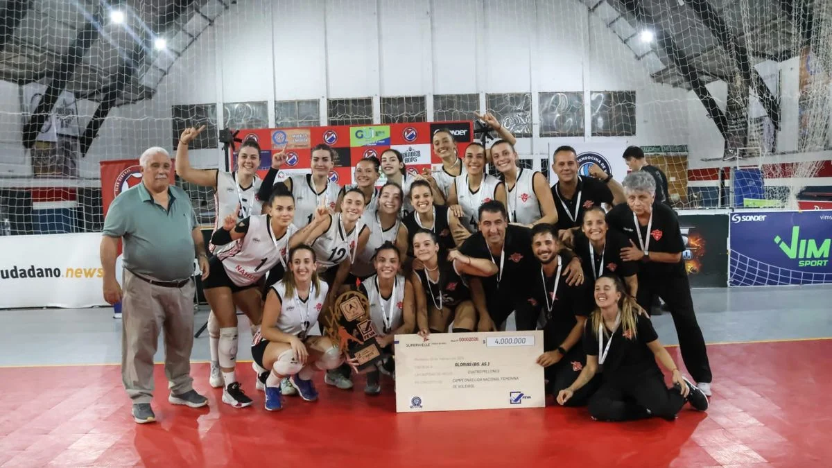 Vóley: Glorias festejó en la Liga Nacional que se disputó en Mendoza