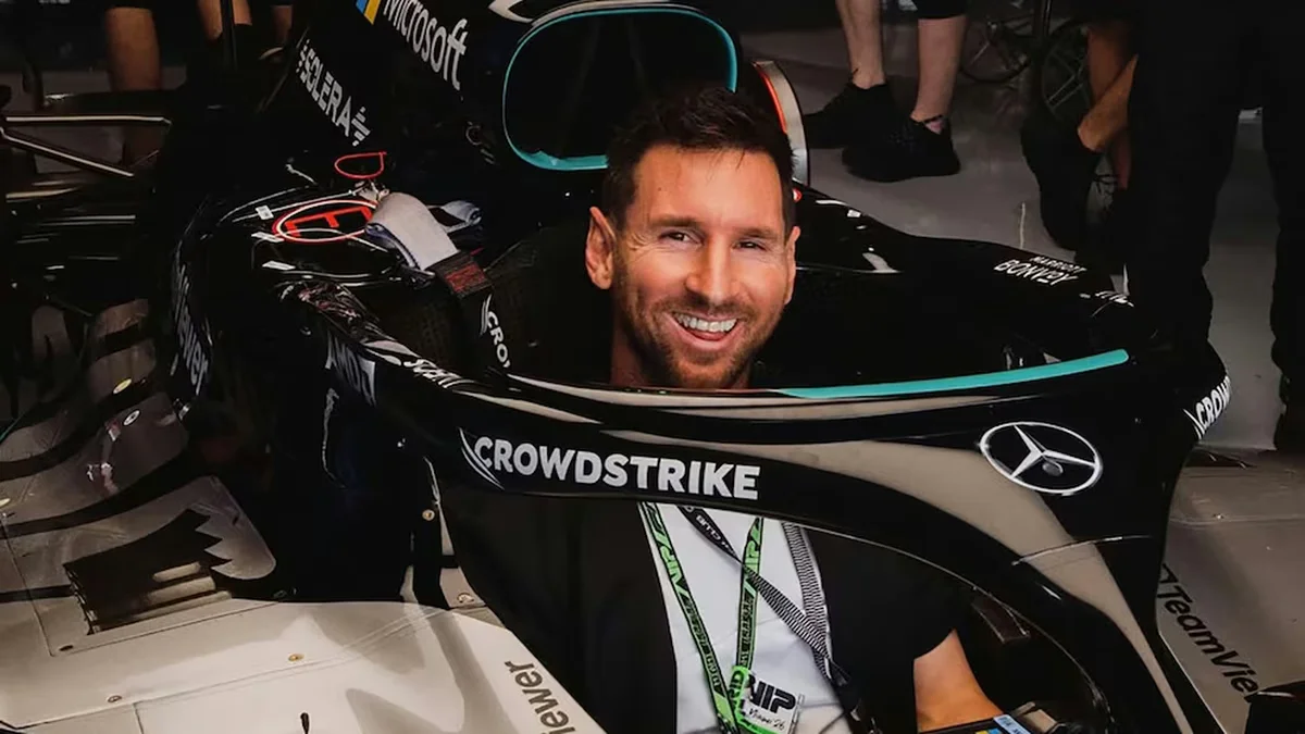 Messi y una visita que revolucionó la Fórmula 1: el exclusivo vínculo del 10 con Mercedes