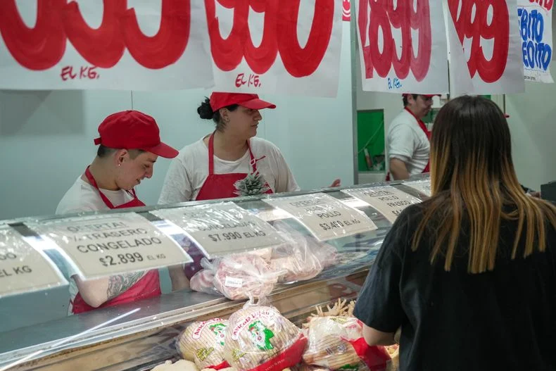 La carne se vende poco en supermercados de Mendoza. 