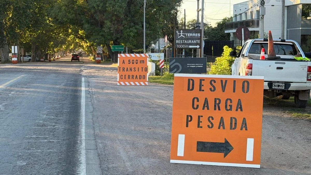 Por obras en una ruta del sur provincial hay desvíos: todos los detalles