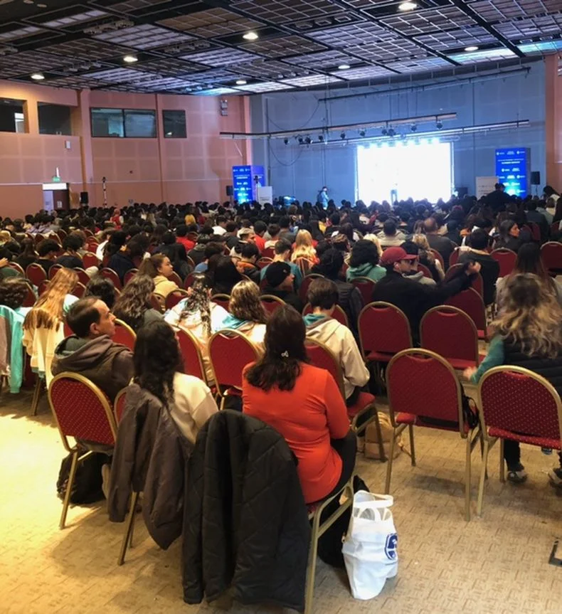 Alumnos de secundaria de San Rafael fueron parte del evento.