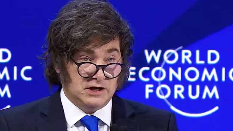 Javier Milei particip&oacute; del Foro de Davos.&nbsp;