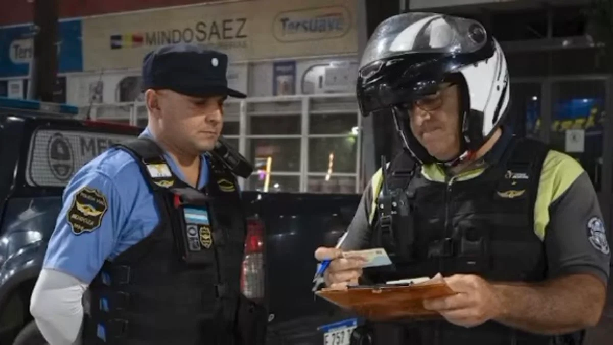 Operativo anti accidentes en General Alvear: aprehendidos, motos retenidas y un acta por alcohol