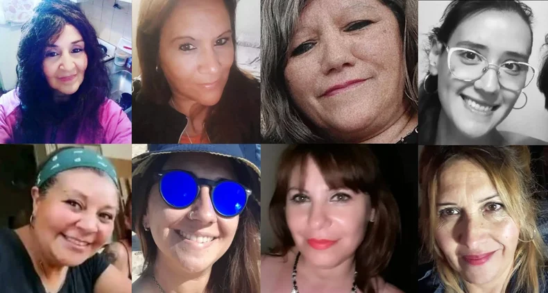 Las ocho mujeres víctimas de femicidios en Mendoza