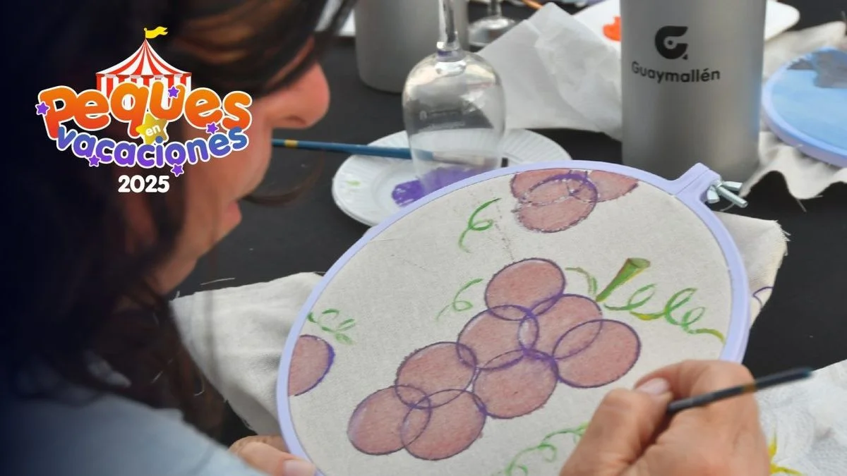 Actividades para la niñez: pintura con borra de vino y degustación de mosto