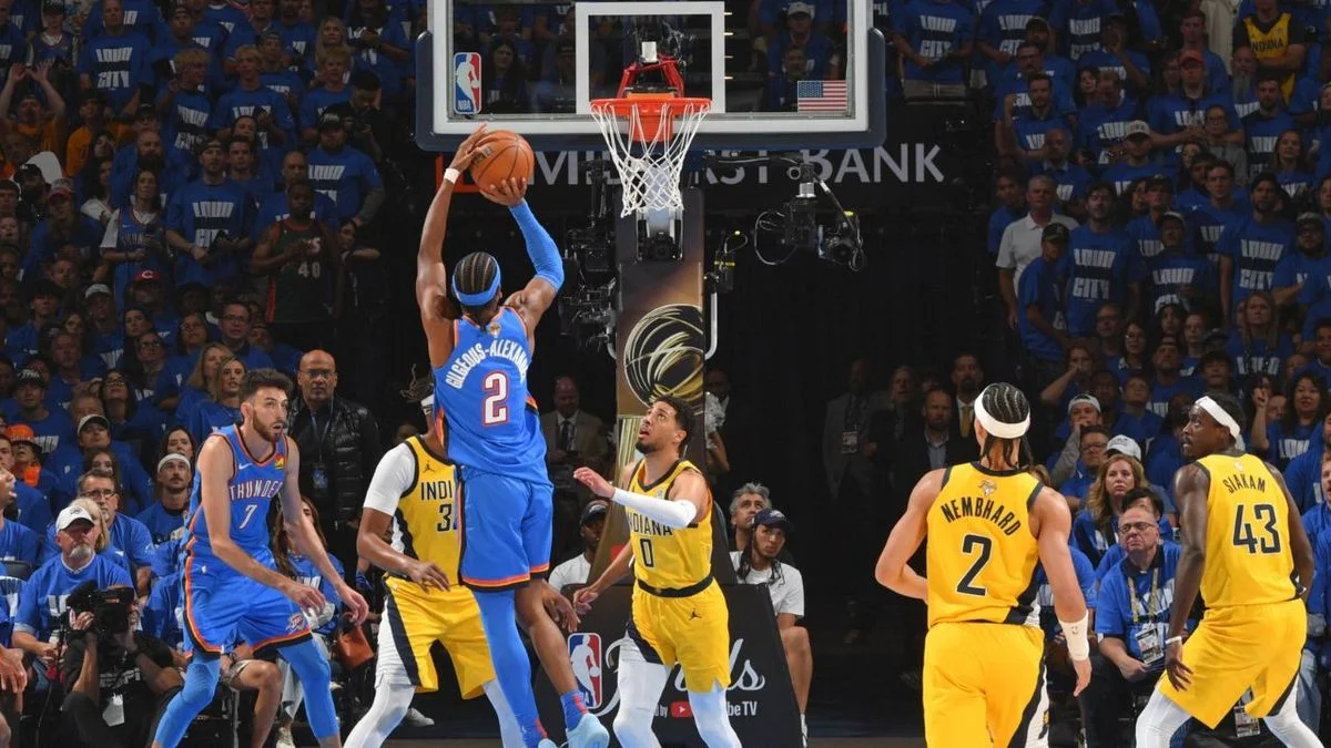 NBA: los Pacers y Oklahoma City Thunder juegan el tercer partido de una igualada final en Indianápolis