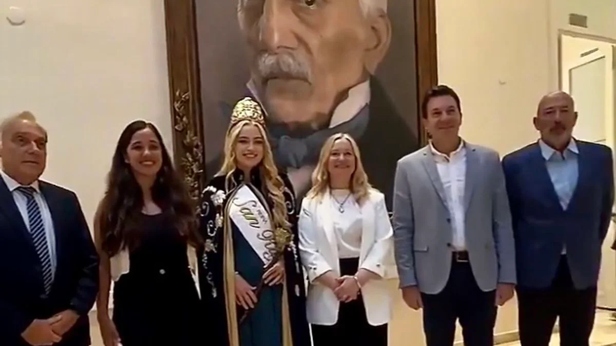 La reina de la Vendimia de San Rafael visitó la Legislatura: ¿Con quiénes se reunió?