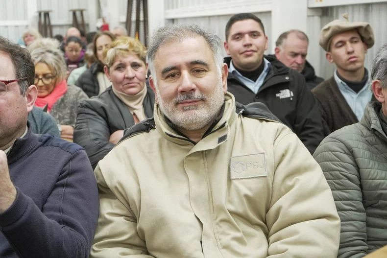 Fabi&aacute;n Gregorio, CEO de San Jorge, en la audiencia que organiz&oacute; el Gobierno junto a la empresa.&nbsp;