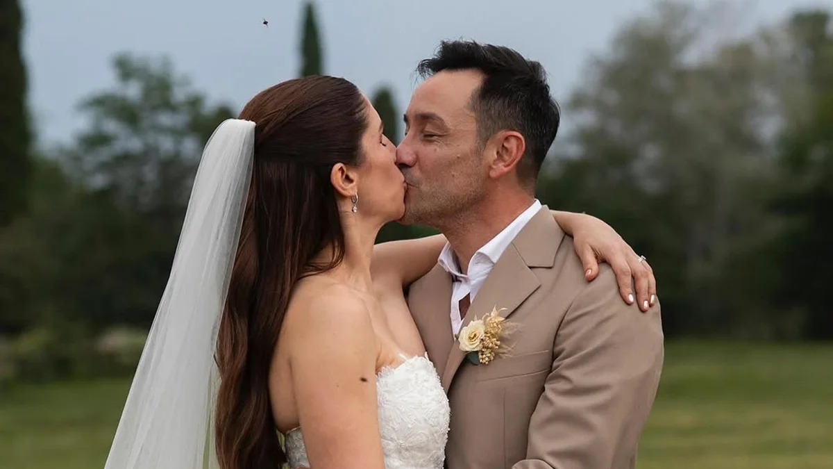 Así fue la íntima ceremonia de Luciano Pereyra y Julia Rezzuto