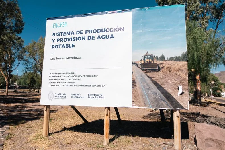 Crónica de una obra anunciada: la provisión de agua potable para El Challao es una vieja promesa. 