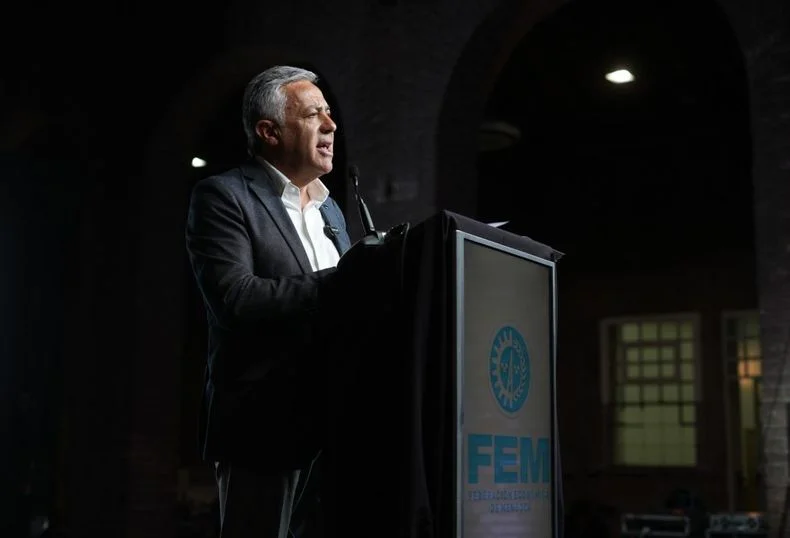 Alfredo Cornejo en la cena anual de la FEM. 
