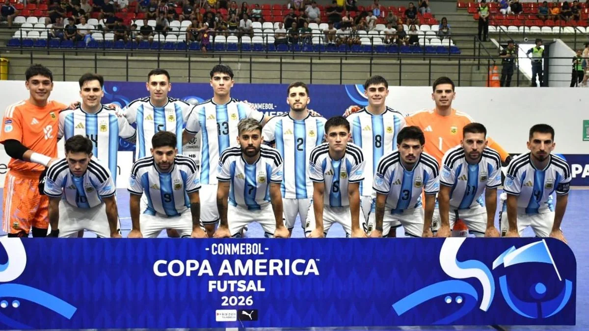 Fútbol de salón: Argentina subcampeona de América, el crecimiento de una generación que quedará en la historia