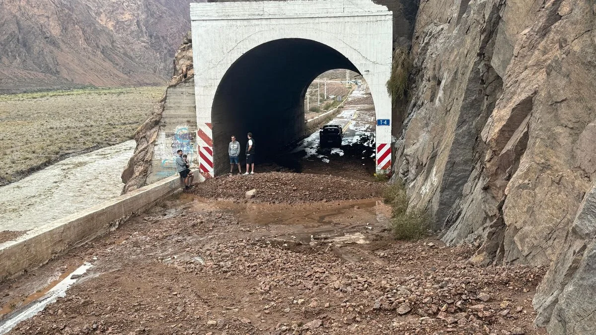 La Ruta 7, totalmente cortada al menos hasta el jueves. 