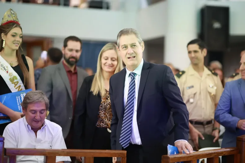 Omar F&eacute;lix, intendente de San Rafael, recibi&oacute; el apoyo de una diputada del Pro en la avanzada por la autonom&iacute;a municipal.&nbsp;
