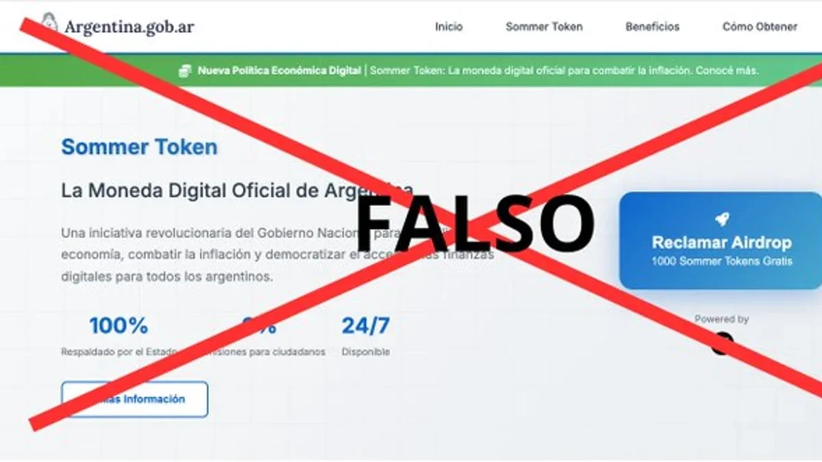 Falsa criptomoneda "Sommer Token": el Gobierno afirmó que sufrió un hackeo en una web en desuso de un hospital