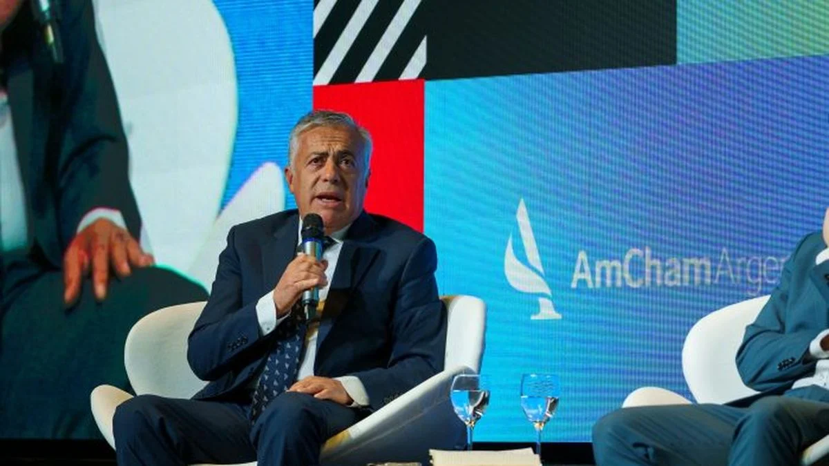 El sincericidio de Cornejo en un foro que organiza la Cámara de Comercio de Estados Unidos