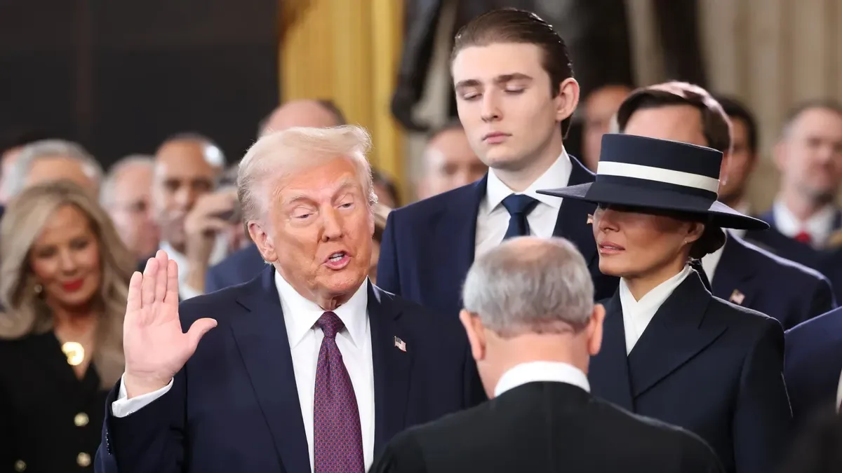 Donald Trump asumió como presidente de Estados Unidos