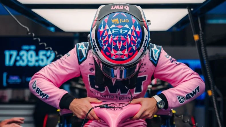 Franco Colapinto disputa la FP1 del GP de Austria.