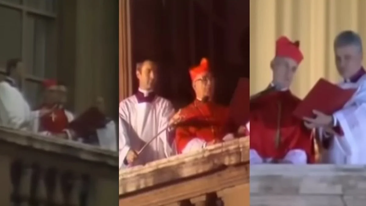 Un compilado de habemus papam desde 1922 hasta la elección de Francisco