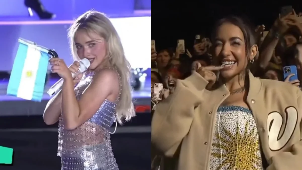 Sabrina Carpenter "arrestó" a Maria Becerra en el Lollapalooza Argentina 2026