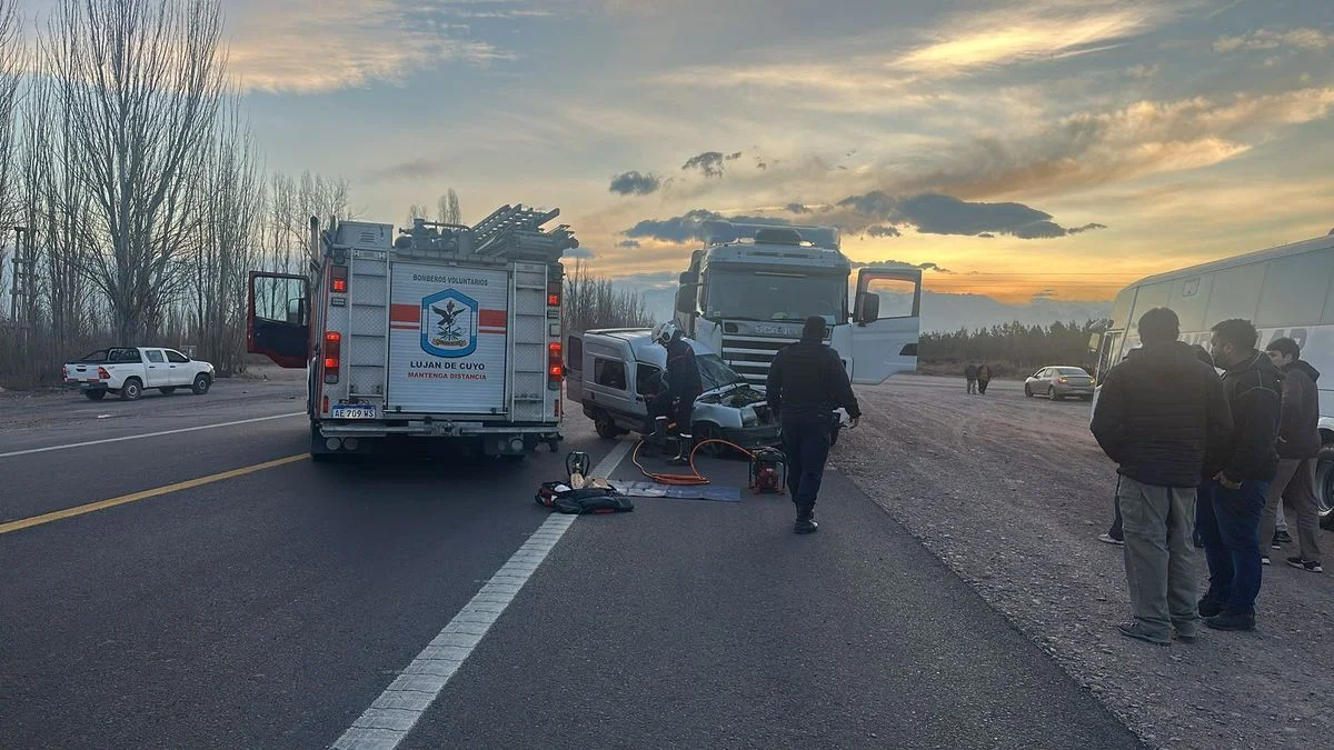 Trágico accidente en Luján de Cuyo: un hombre murió y una mujer resultó gravemente herida