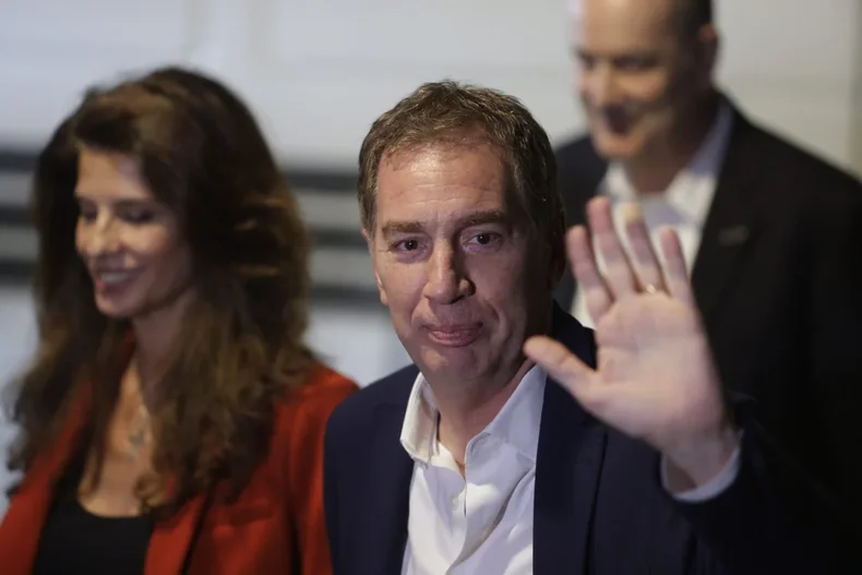 Diego Santilli, ministro del Interior, llega a Mendoza.