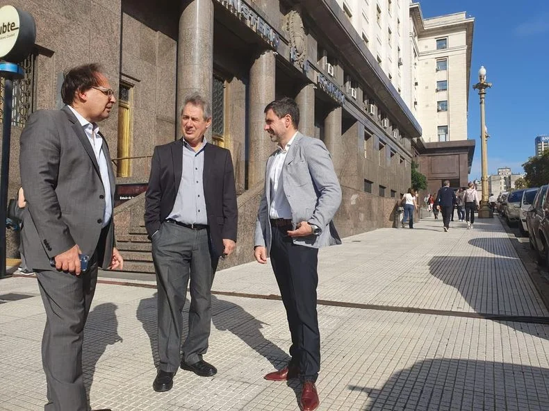 Omar F&eacute;lix, intendente de San Rafael agradeci&oacute; a quienes participaron de la estrategia judicial, entre ellos a Ernesto Sanz.&nbsp;