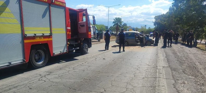 Imagen minutos posteriores al accidente.