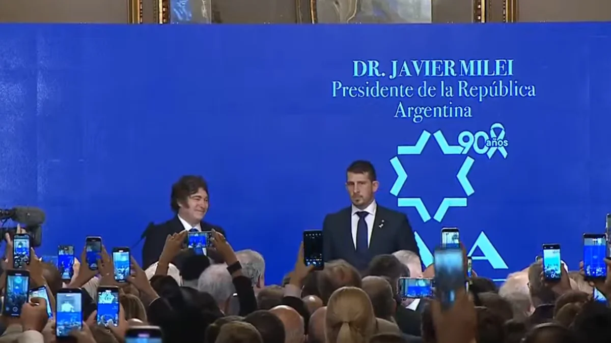 Javier Milei: "Mientras la mayoría del mundo le dio la espalda al Estado judío, nosotros le dimos la mano"