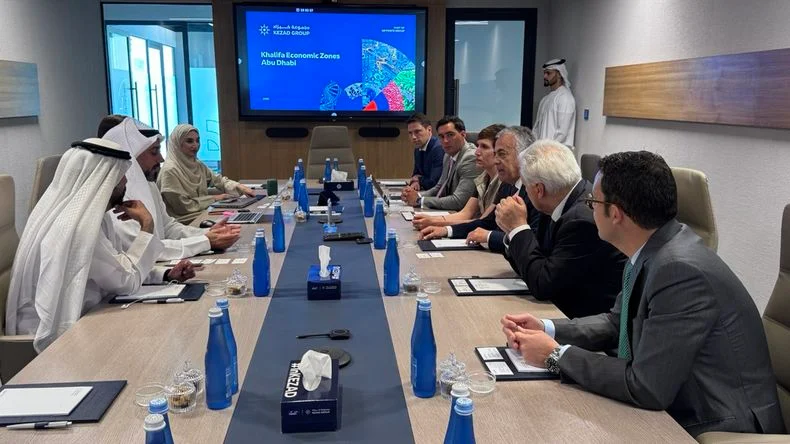 El gobernador Alfredo Cornejo sigue con la misi&oacute;n comercial en Abu Dhabi.&nbsp;