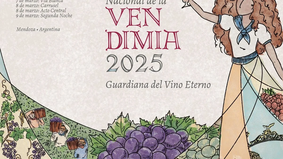 La Fiesta Nacional de la Vendimia 2025 ya tiene imagen oficial