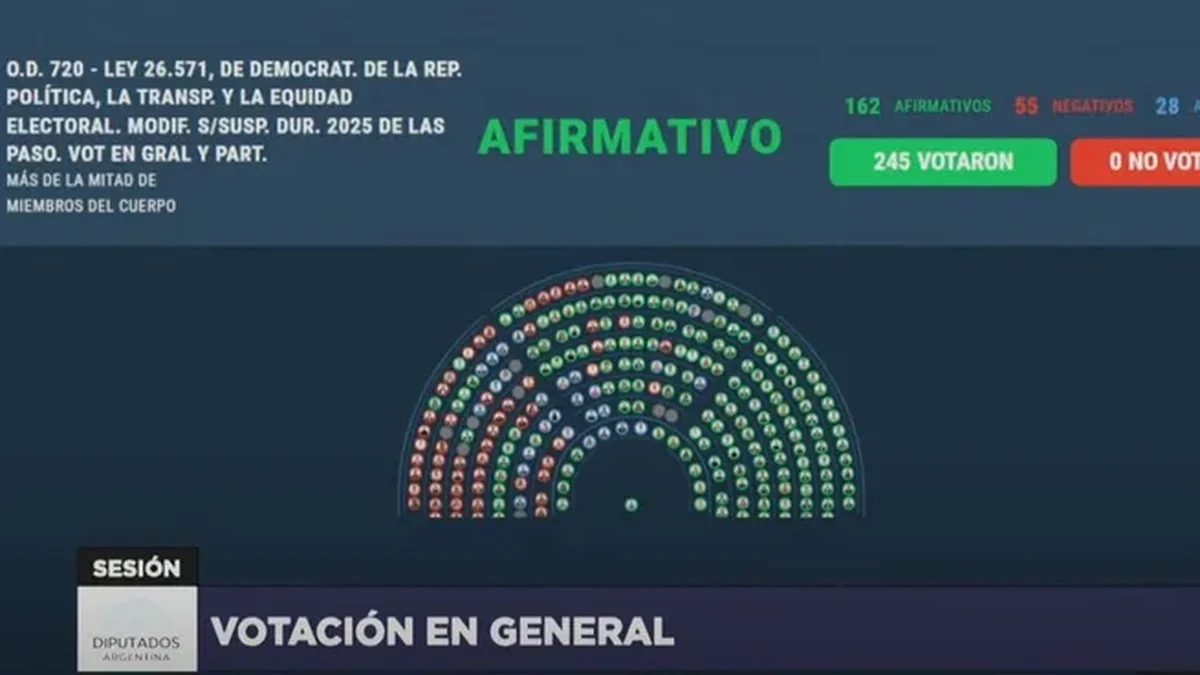 El Senado aprobó la suspensión y este año no habrá elecciones PASO