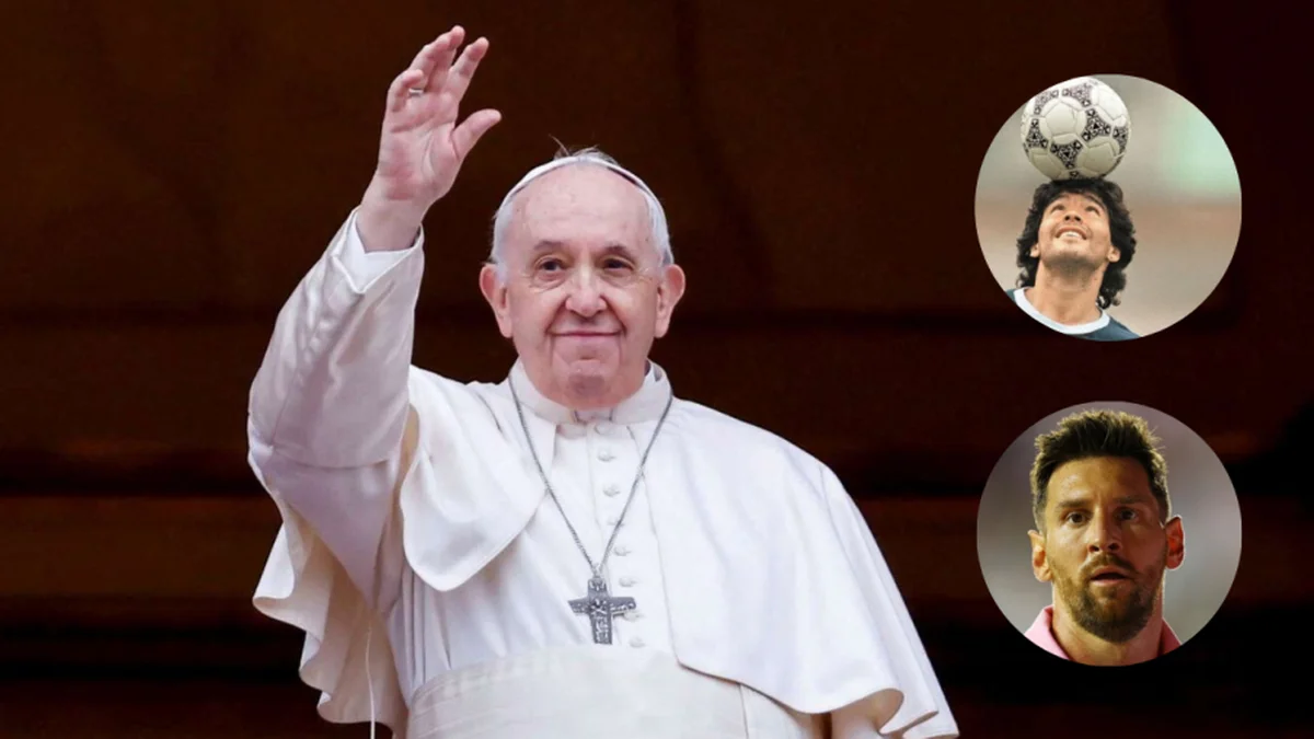 ¿Messi o Maradona? El Papa Francisco y su sorpresiva elección del mejor de la historia