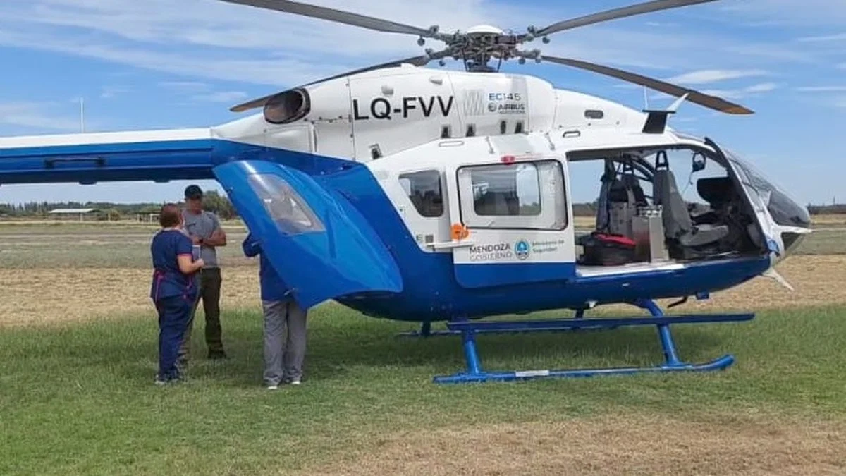 Un hombre sufrió serias quemaduras en General Alvear y fue trasladado al hospital Lagomaggiore