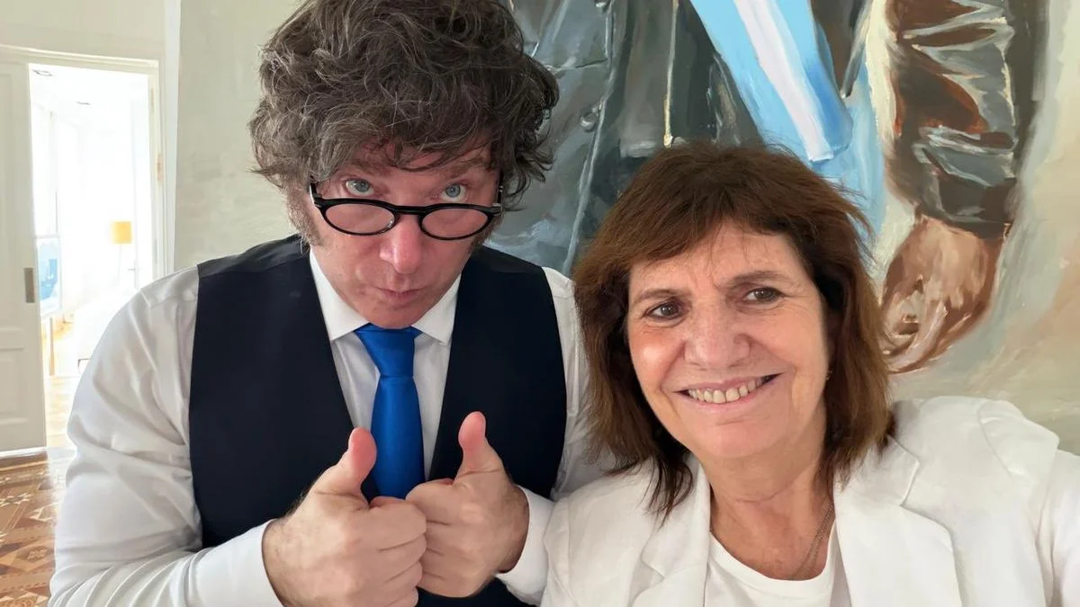 "¿Feriado?": el posteo de Javier Milei con Patricia Bullrich en Olivos durante el Carnaval