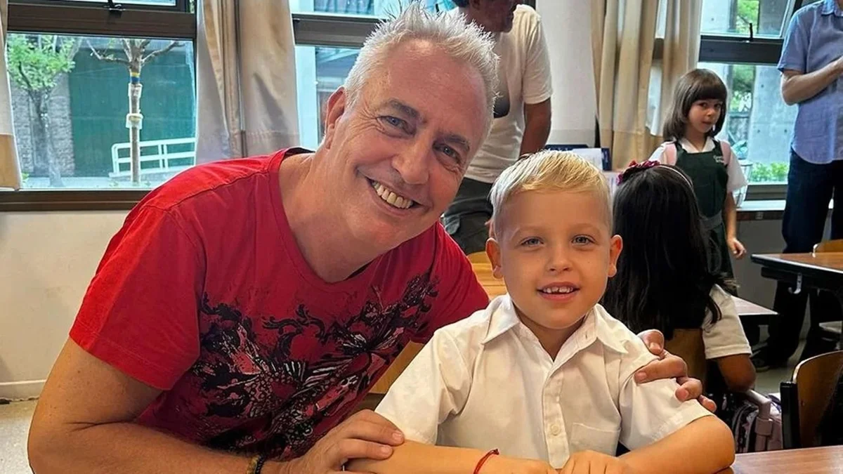 Marley mostró el emotivo encuentro entre sus hijos Mirko y Milenka