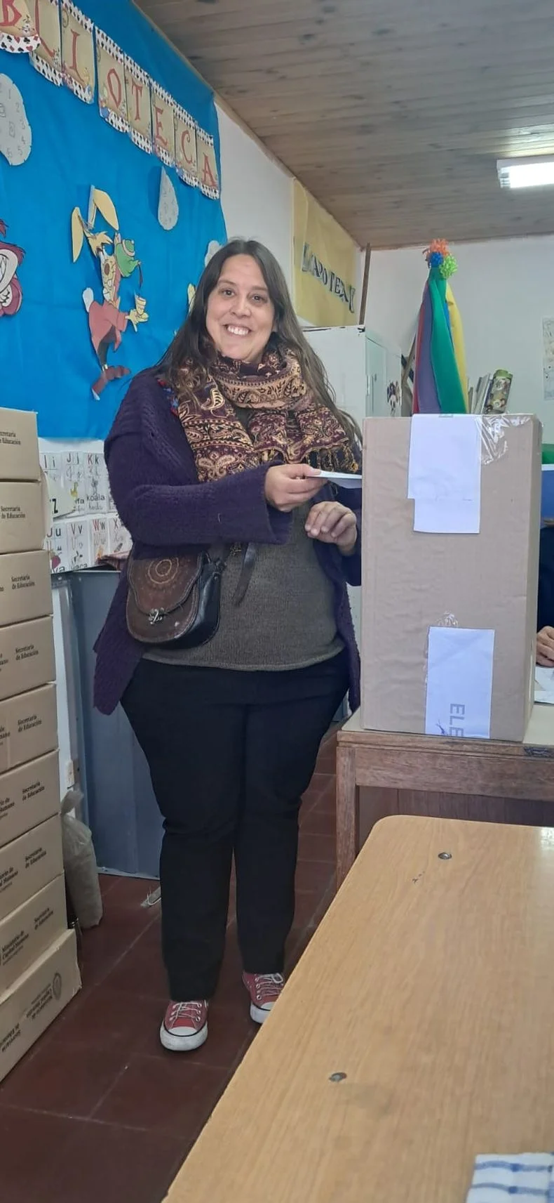 Virginia Pescarmona, una de las candidatas a conducir el SUTE.&nbsp;