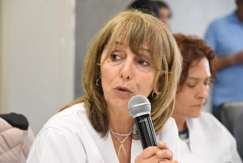 Claudia Iturbe, de la Asociaci&oacute;n Mendocina de Profesionales de la Salud (Ampros).