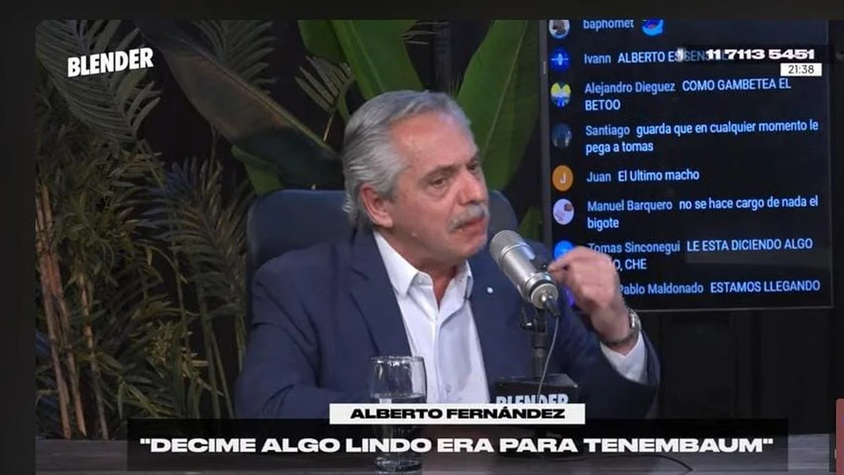 "Era para Tenembaum": la insólita explicación de Alberto Fernández sobre el video con Tamara Pettinato