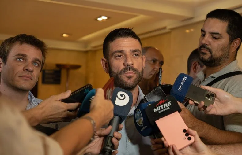 Hernán Amat, del Ministerio de Seguridad y quien largó duras críticas a la gestión de la Liga Mendocina. 