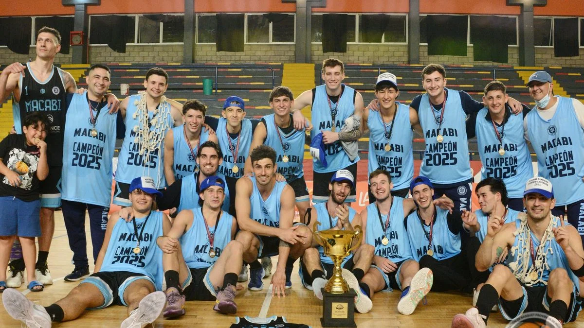 Básquet: Macabi se consagró campeón del torneo Clausura